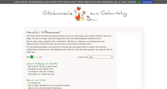 Desktop Screenshot of glueckwuensche-zum-geburtstag.info