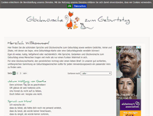 Tablet Screenshot of glueckwuensche-zum-geburtstag.info